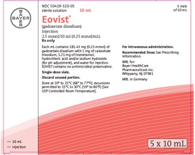 Eovist 10 mL carton