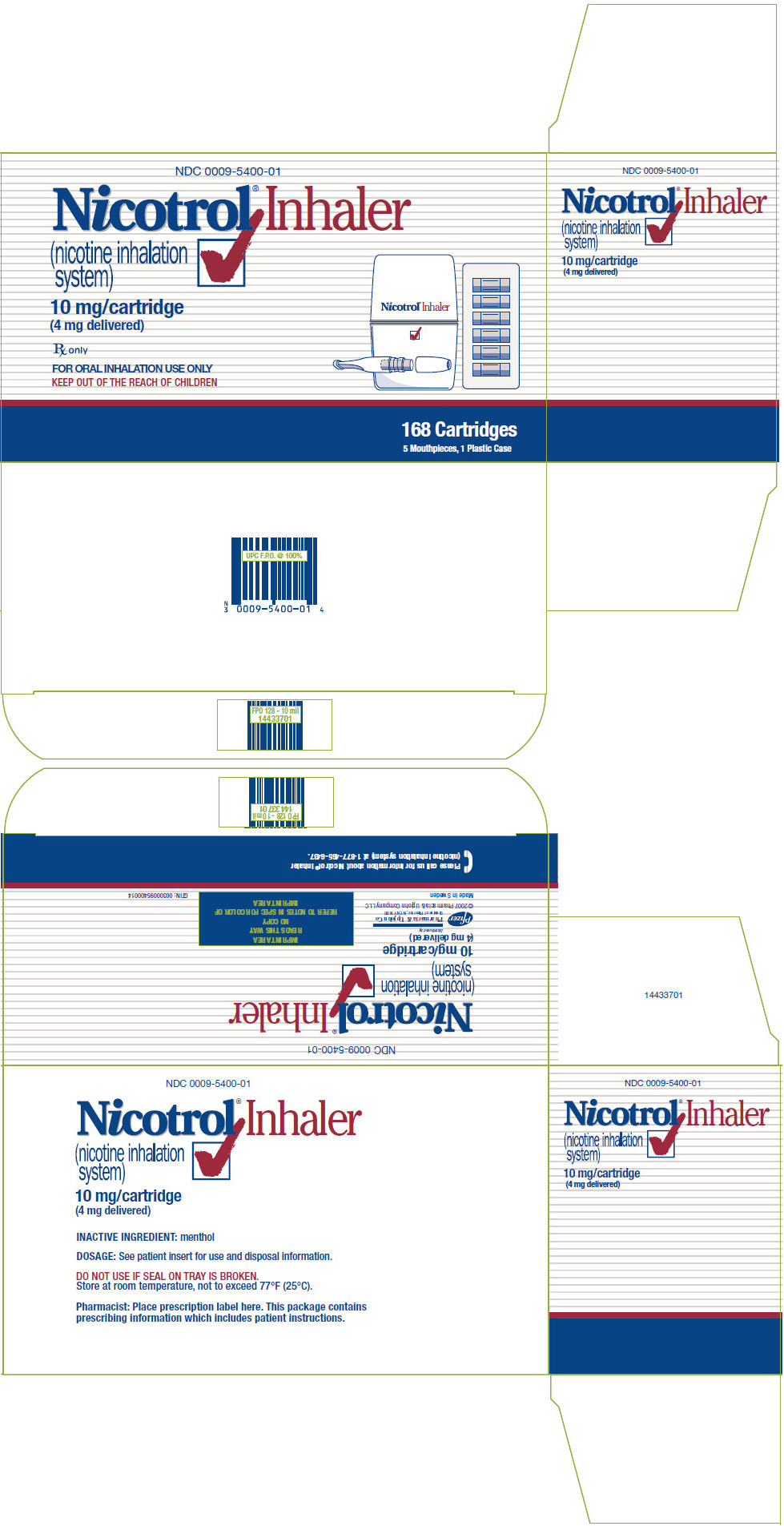 PRINCIPAL DISPLAY PANEL - 168 Cartridge Tray Carton