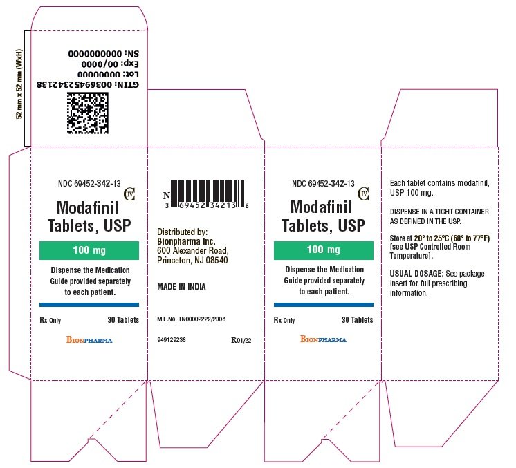 modafinil 100 mg oral tablet
