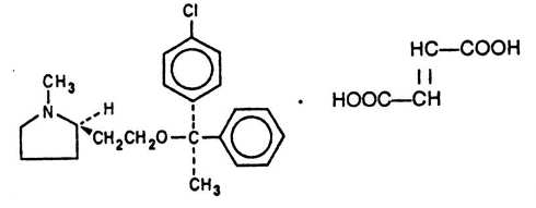 structure of clemastine fumerate