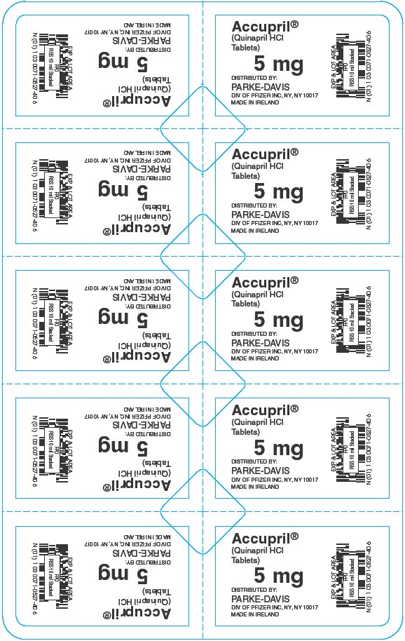 PRINCIPAL DISPLAY PANEL - 5 mg Blister Pack