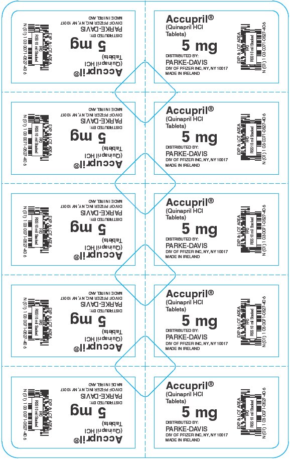 PRINCIPAL DISPLAY PANEL - 5 mg Blister Pack