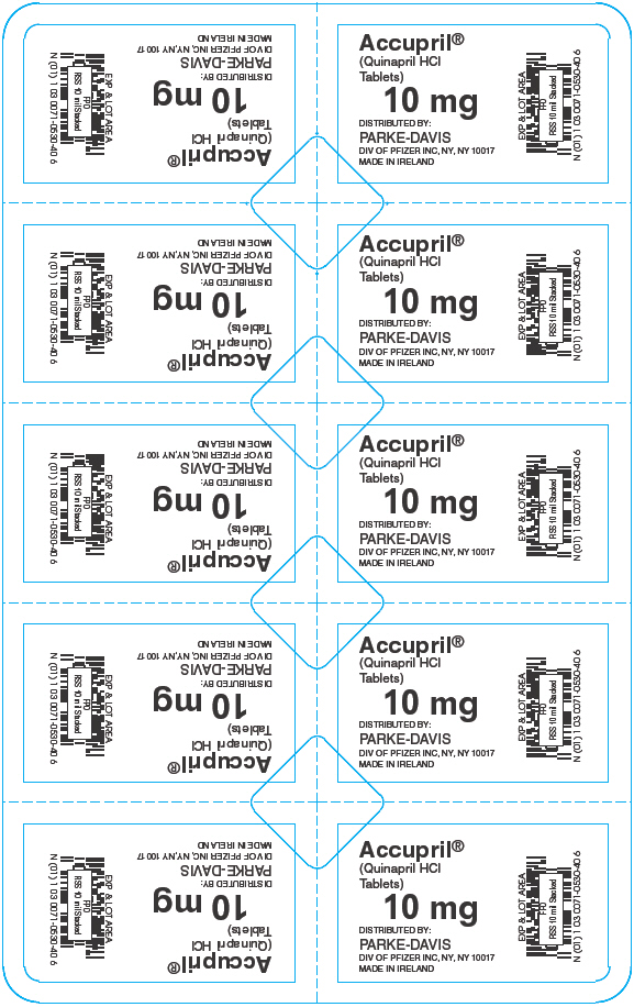 PRINCIPAL DISPLAY PANEL - 10 mg Blister Pack