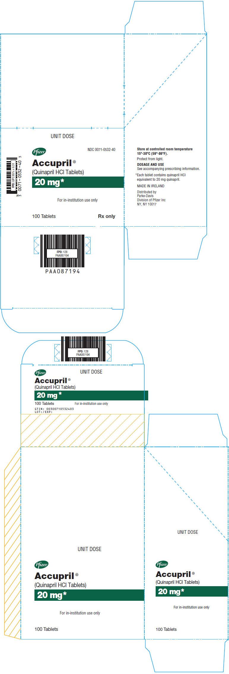 PRINCIPAL DISPLAY PANEL - 20 mg Tablet Blister Pack Carton