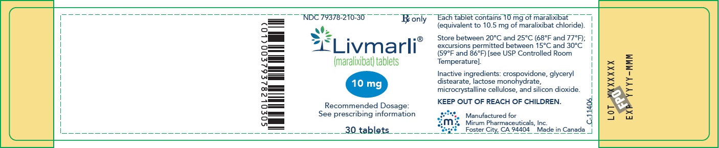 Livmarli tablet 10 mg bottle label 04-2025