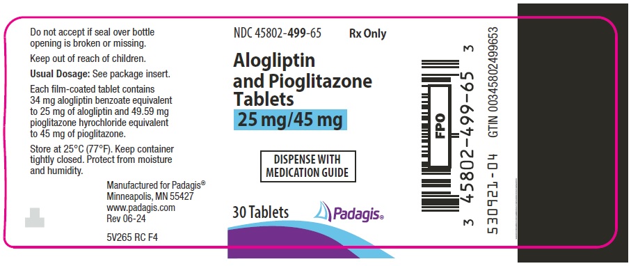 PRINCIPAL DISPLAY PANEL - 25 mg/45 mg Tablet Bottle Label