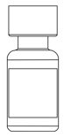 Figure 5: Single-use vial without a clear plastic sleeve