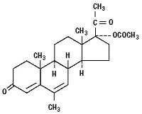 megestrol acetate chemical structure