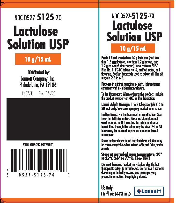 Lactulose Oral Solution FDA prescribing information, side effects and