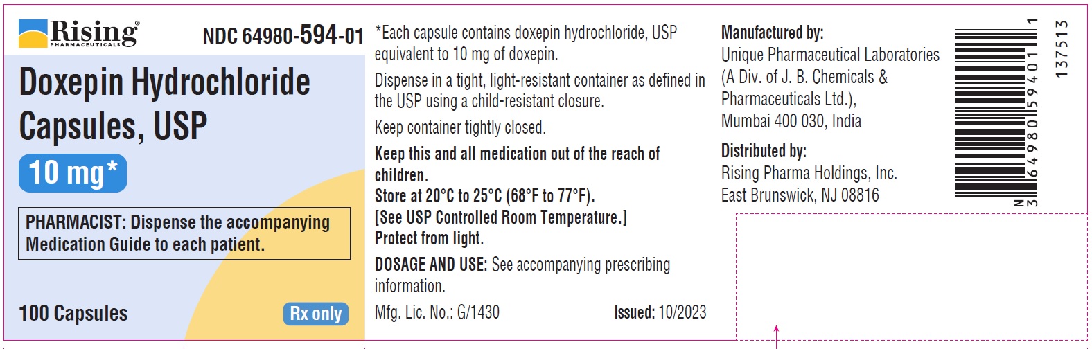 doxepin-label1