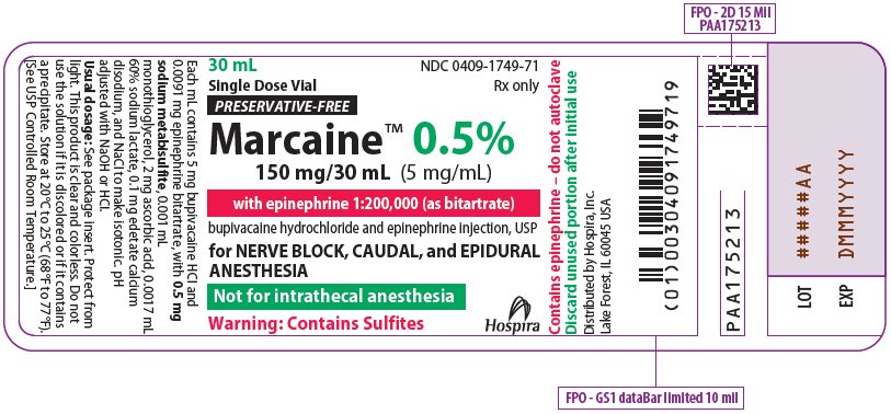 PRINCIPAL DISPLAY PANEL - 150 mg/30 mL Vial Label - 1749