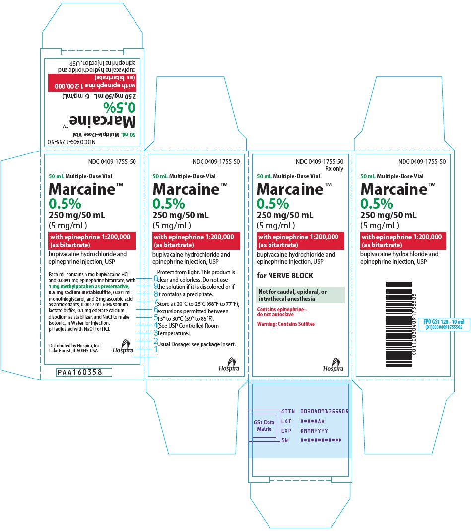 PRINCIPAL DISPLAY PANEL - 250 mg/50 mL Vial Carton - 1755