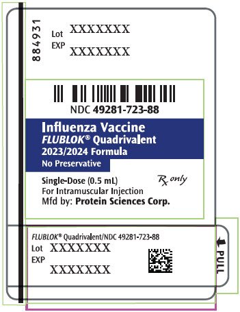 PRINCIPAL DISPLAY PANEL - 0.5 mL Syringe Label - 884931