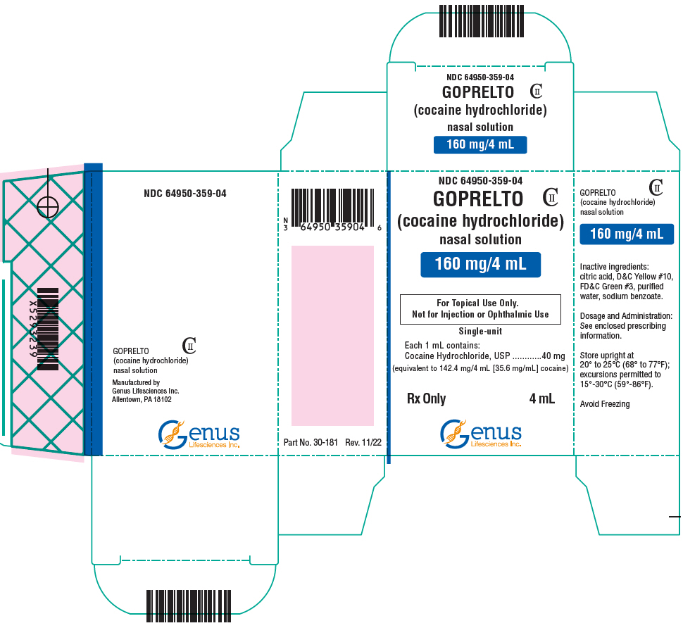 PRINCIPAL DISPLAY PANEL - 4 mL Bottle Carton