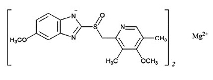 Omeprazole Magnesium Chemical Structure