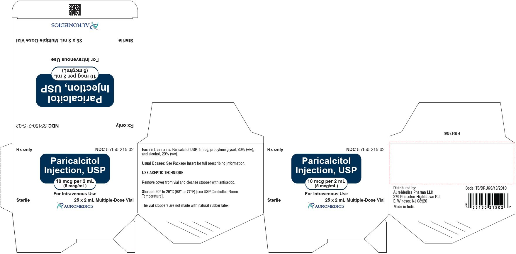 PACKAGE LABEL-PRINCIPAL DISPLAY PANEL - 10 mcg per 2 mL (5 mcg / mL) [Multi Dose Vial] - Container-Carton (25 Vials)