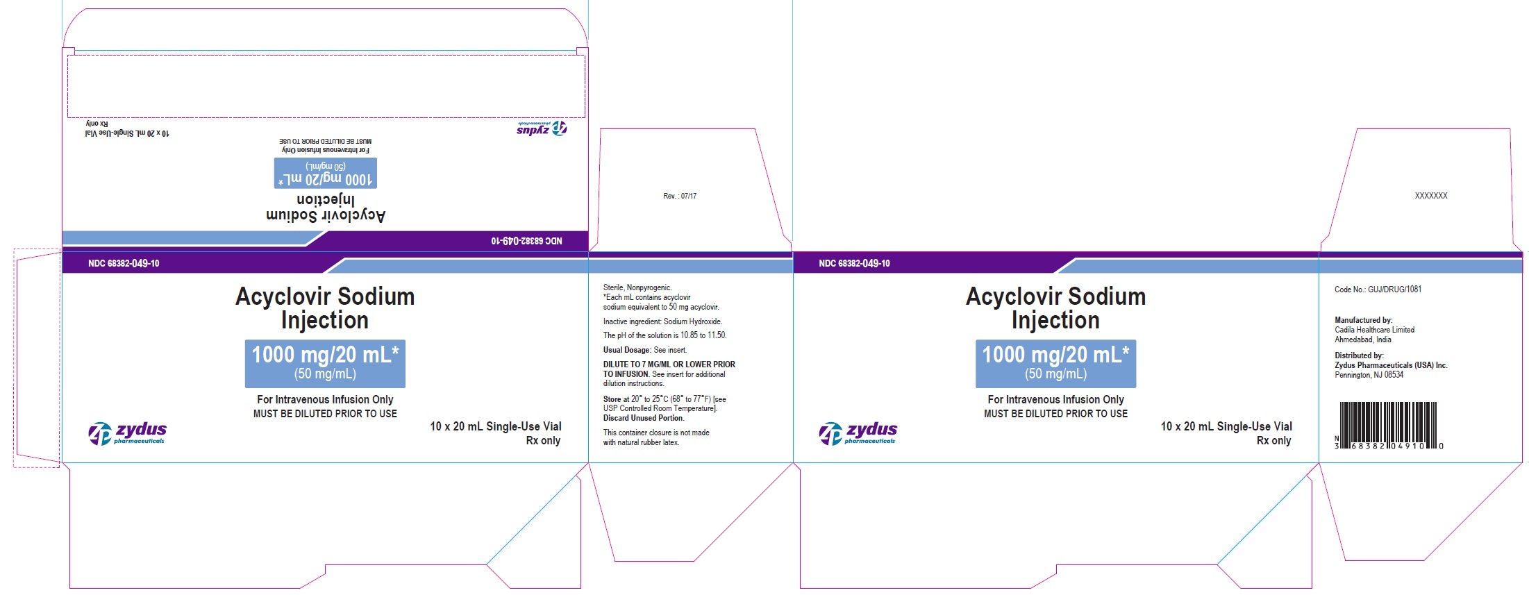 acyclovir injection 500mg price in pakistan