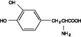 Image of Levodopa Chemical Structure