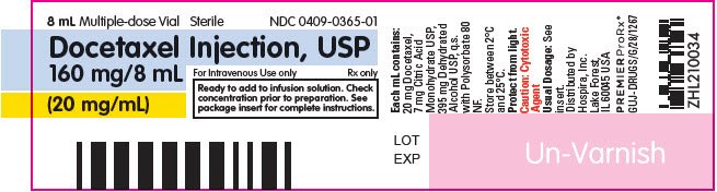 PRINCIPAL DISPLAY PANEL - 8 mL Vial Label