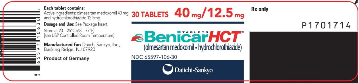 benicar hct de 40mg