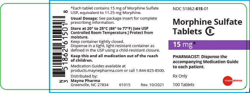 PRINCIPAL DISPLAY PANEL - 15 mg Tablet Bottle Label