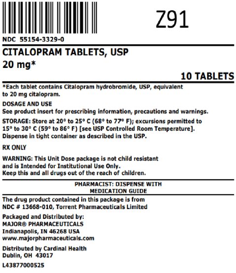20mg* bag label
