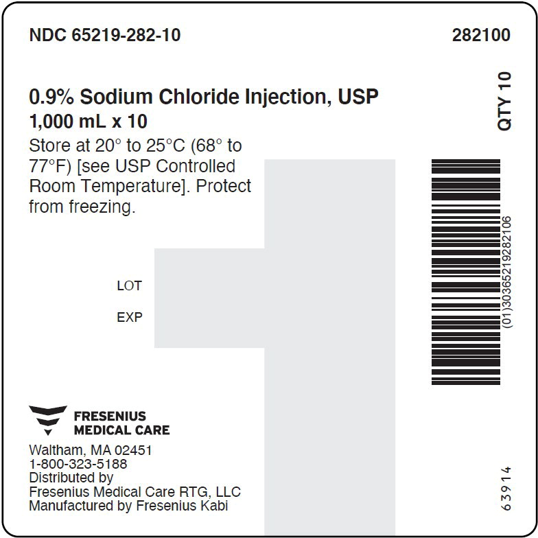 PACKAGE LABEL – PRINCIPAL DISPLAY PANEL – Sodium Chloride 1000 mL Case Label
