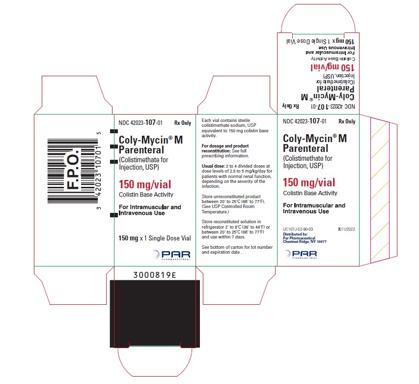 Coly-Mycin M Single Pack Carton