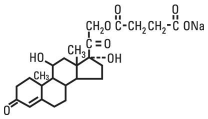 structural formula hydrocortisone sodium succinate