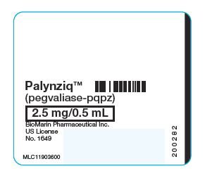 2.5 mg Syringe Label