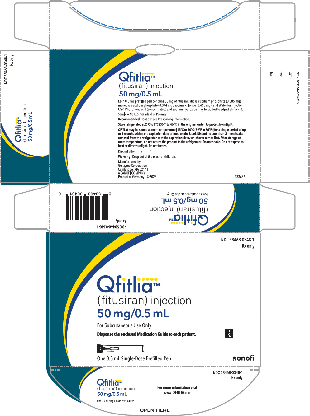 PRINCIPAL DISPLAY PANEL - 0.5 mL Syringe Carton