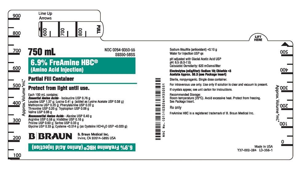 S9350-58SS 750 mL Container label