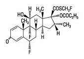 Fluticasone propionate chemical structure