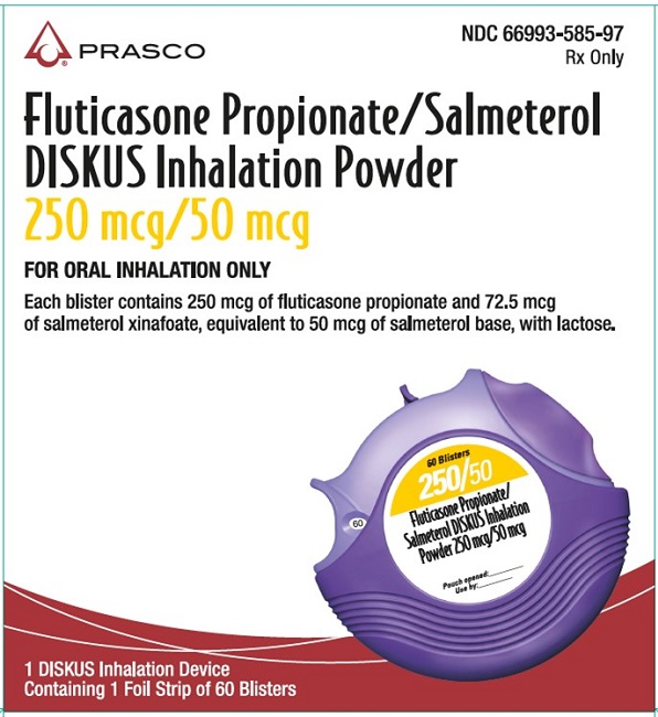 Fluticasone Propionate - Salmeterol Diskus 250-50 mcg carton