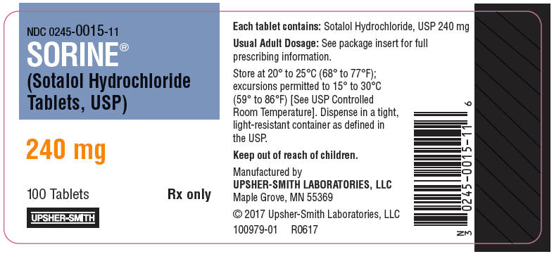 PRINCIPAL DISPLAY PANEL - 240 mg Tablet Bottle Label