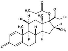 Clobetasol Propionate Structural Formula