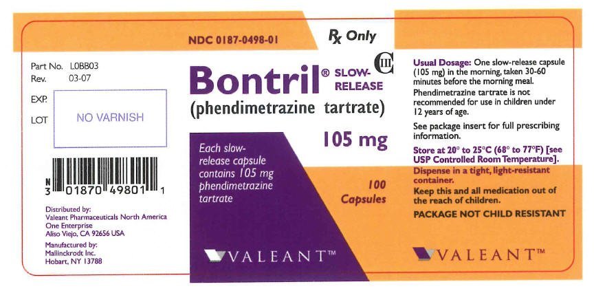 Principal Display Panel - 105 mg Bottle Label