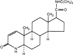 image of finasteride chemical structure