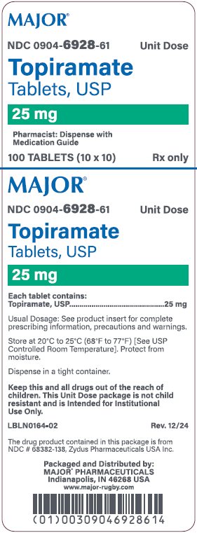 25mg carton label