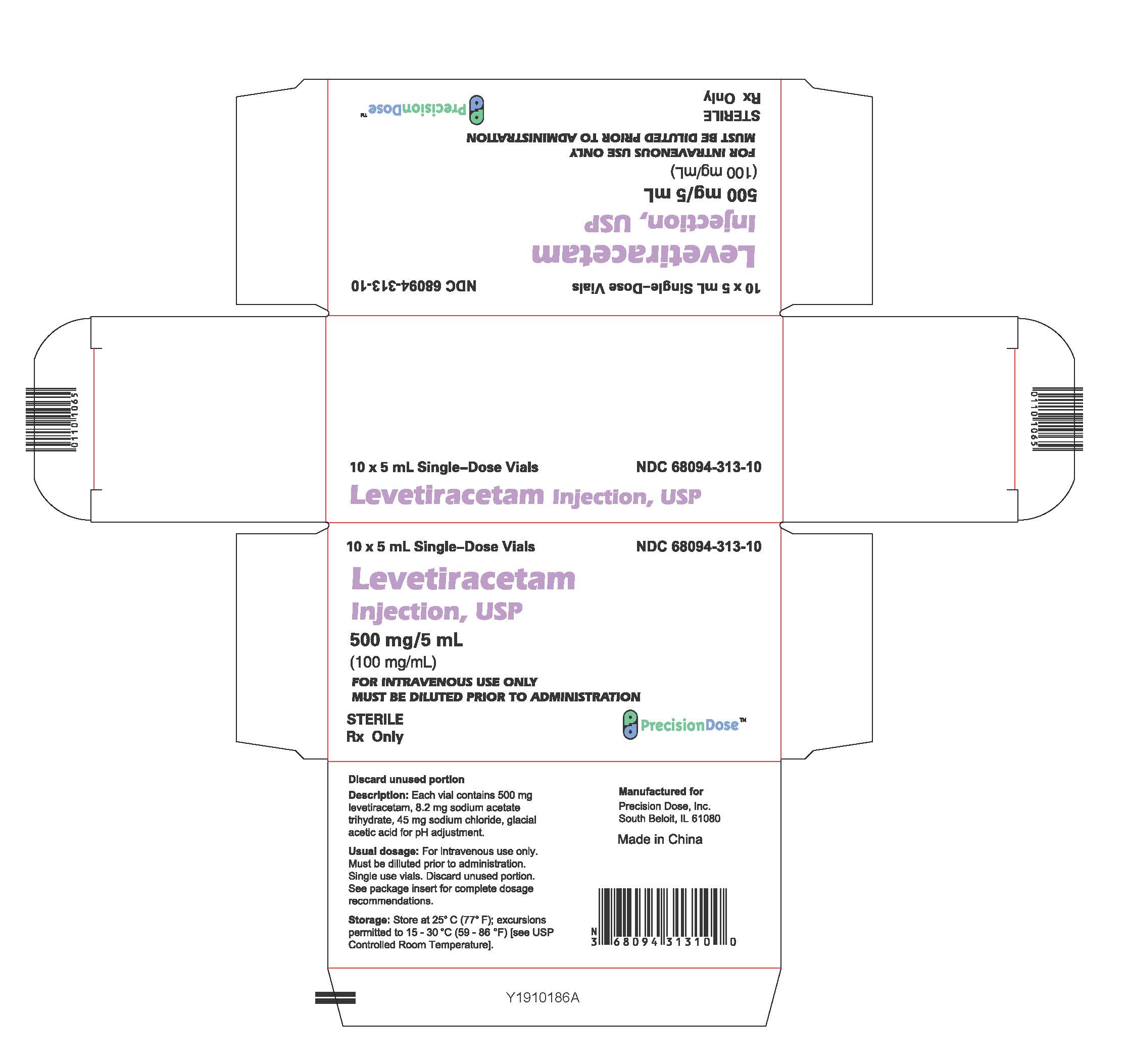 Principal Display Panel - 100 mg/mL Vial Carton