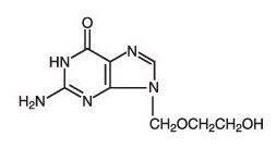 Acyclovir chemical structure