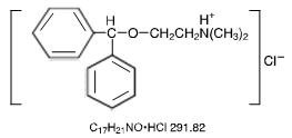 Diphenhydramine chemical structure