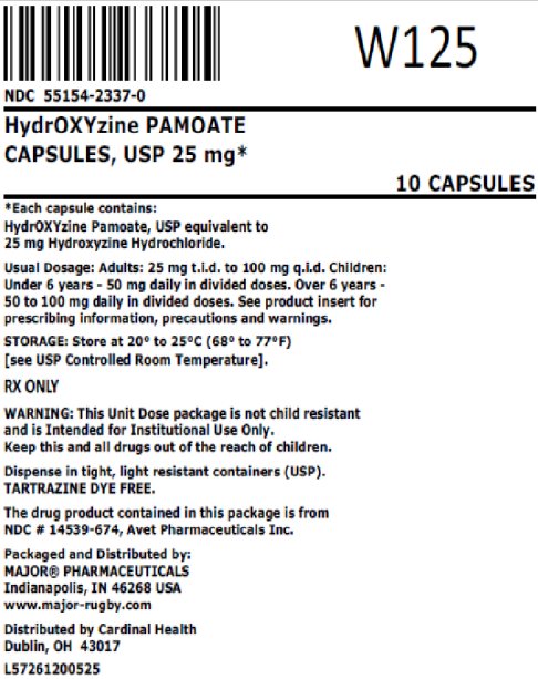 25mg* bag label