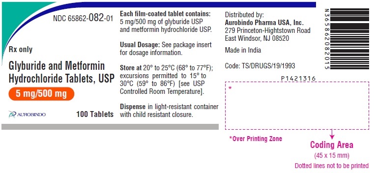 PACKAGE LABEL-PRINCIPAL DISPLAY PANEL - 5 mg/500 mg (100 Tablets Bottle)