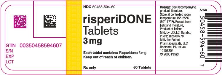 PRINCIPAL DISPLAY PANEL - 3 mg Tablet Label