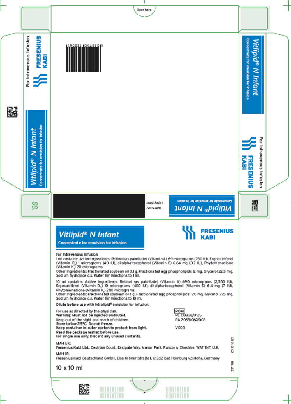 PACKAGE LABEL – PRINCIPAL DISPLAY PANEL – VITALIPID
