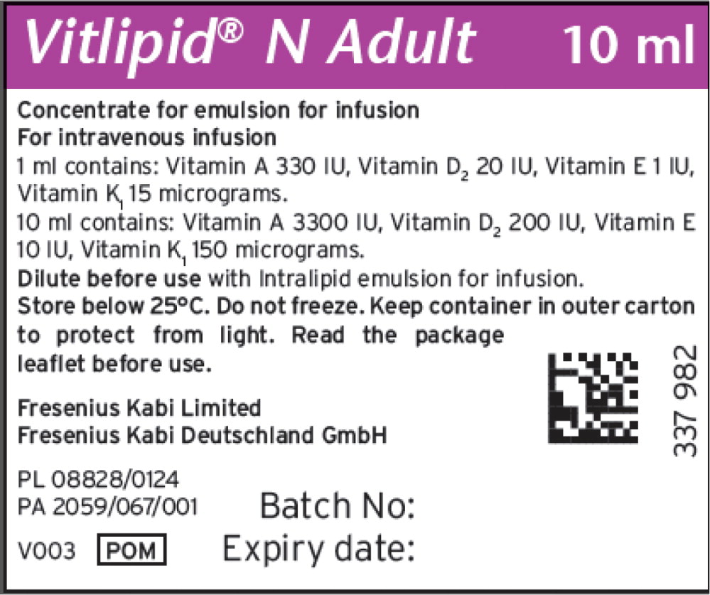 PACKAGE LABEL – PRINCIPAL DISPLAY PANEL – VITALIPID
