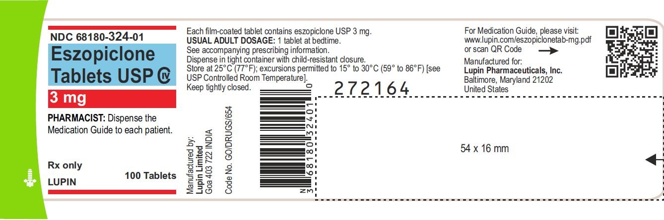 eszopiclone 3mg tablet cost