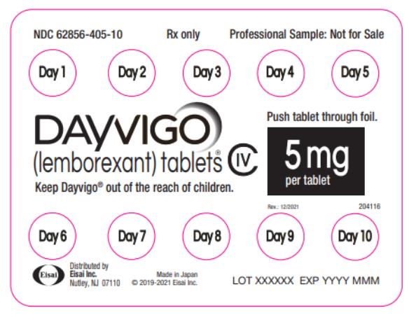 Dayvigo FDA prescribing information, side effects and uses