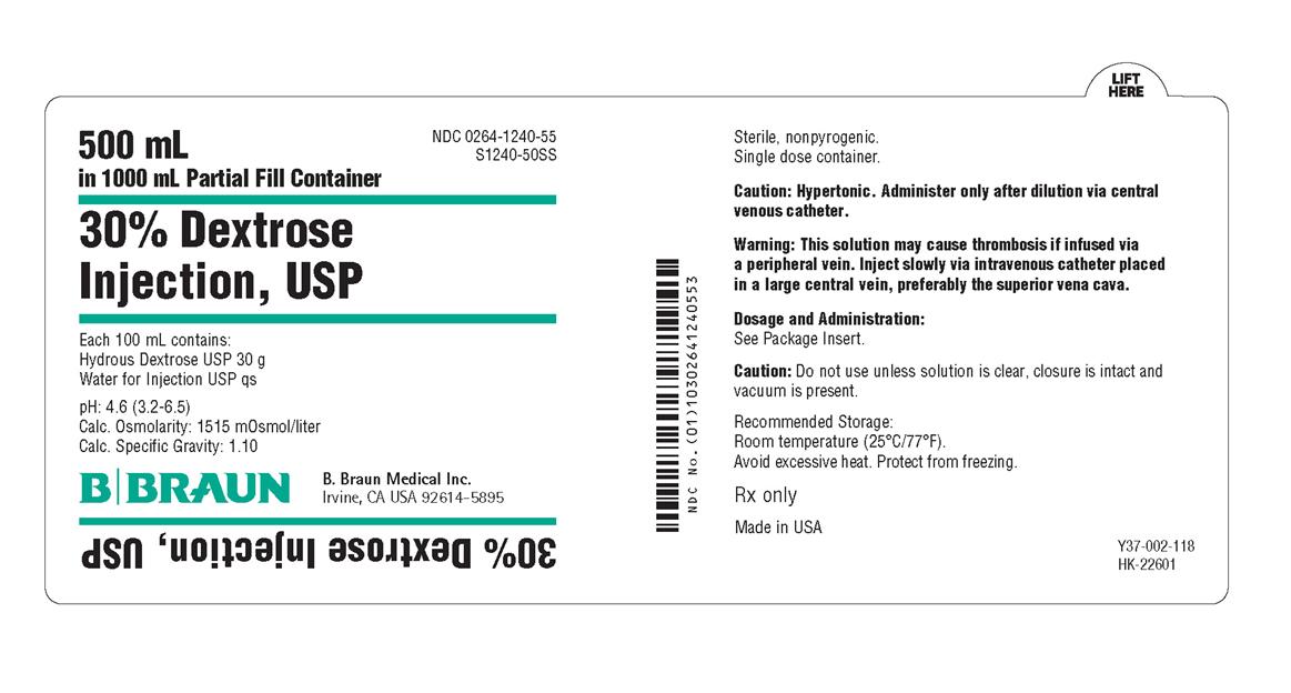 500 mL S1240-50SS Container Label